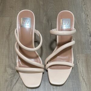 DV by Dolce Vita Women's Nude Strappy Heels
